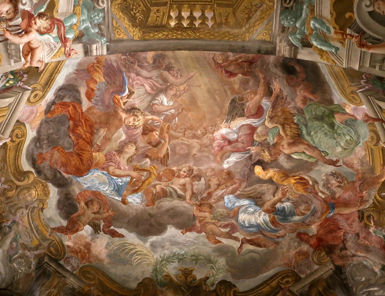 Gloria di san giacomo - San Giovanni Evangelista, Parma